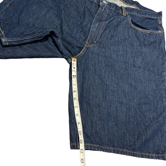 (44) LEVI'S 469 Men's Bermuda Jean Shorts Size 44 Waist **Irregular Red Tab - Picture 7 of 13